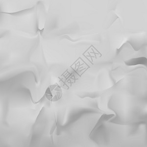 巴贝特压碎纸的质折叠折痕框架笔记垃圾白色床单空白灰色设计图片