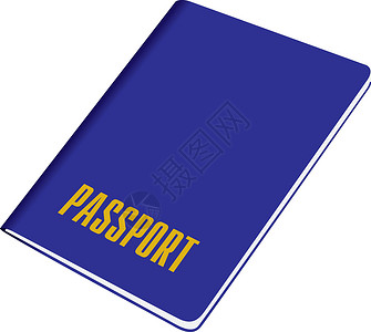 空白护照身份证明文件设计图片