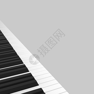 黑白钢琴键盘合成器彩虹乐器音乐伽马插图艺术黑色钥匙白色背景图片