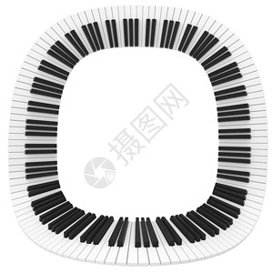 黑白钢琴键盘伽马艺术音乐合成器娱乐黑色乐器插图彩虹白色背景图片