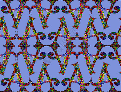 无缝的抽象对称模式 根据图纸绘制而成纺织品蔬菜孩子编织水平字母背景图片