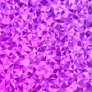 粉色三角形碎片粉色非正常三角形马赛克背景设计插画