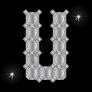 金属字母几何形状耀斑几何学灰色多边形字体技术打印体积写作珠宝背景图片