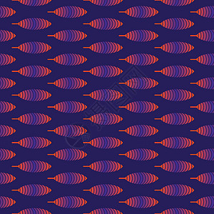粉色条纹鱼抽象创意形状设计图案背景 vecto创造力橙子菱形纺织品蓝色几何学粉色黄色条纹对角线插画