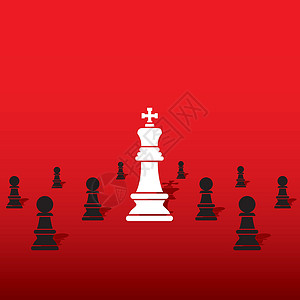 国际象棋白王与黑兵团队概念设计 vecto白色商业战略艺术打败黑色木板竞赛典当游戏背景图片