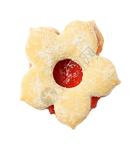 联合饼干高架小吃红色糕点甜点醋栗糖果饼干水果食物背景图片
