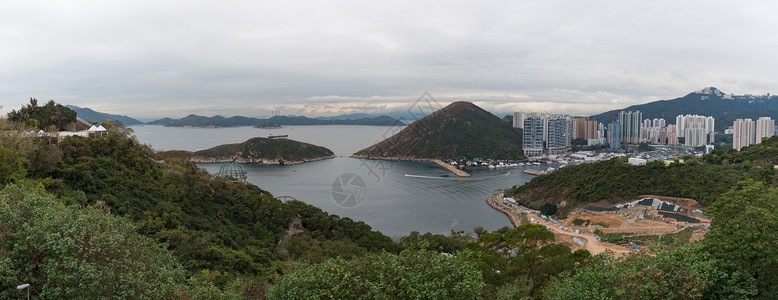 丫香港公园的浏览量蓝色旅行天空海洋海景海岸旅游绿色海滩海岸线背景