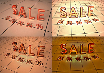 SALE系列图片的用户 3D 插图背景图片