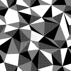 三角炫彩花纹无缝钢管光谱三角形背景图片