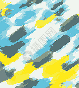 蓝色灰色和黄色绘画抽象背景背景图片