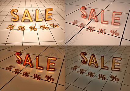 SALE系列图片的尺寸刻录 3D 插图店铺商业储蓄广告营销渲染标签红色购物零售背景图片