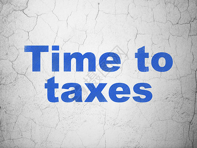 时间表概念 对墙壁背景征税的时间历史白色小时插图日程垃圾税收背景墙蓝色倒数背景图片
