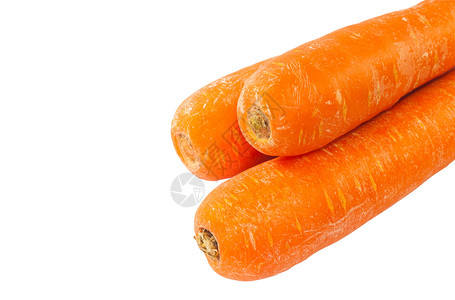 三杯橙色胡萝卜蔬菜 白底的背景图片