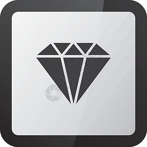 钻石珠宝石头宝石网站水晶收藏图标圆圈网络网页白色背景图片