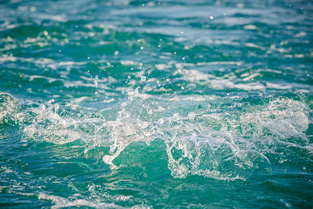 海生泡沫海洋波浪假期白色波纹墙纸旅行海浪太阳水景背景图片