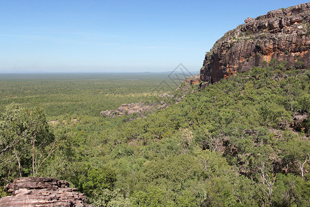 高端风景澳大利亚Kakadu国家公园全景远足景点旅行领土旅游高端岩石地区山脉背景