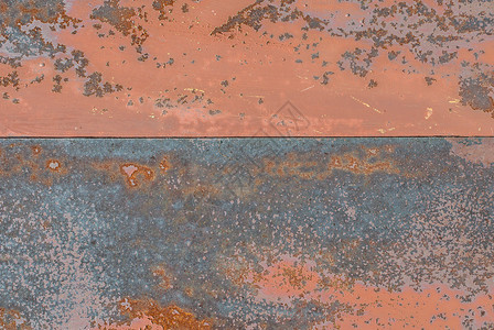 金属栗色铁表面的芯片涂料 金属表面的石膏油漆 贵项目的巨大背景或纹理恶化胭脂红褐色褪色腐蚀灰色床单棕褐色橙子象牙背景