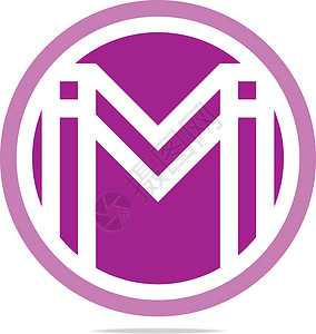 字母 M 翅膀符号设计图标公司组织身份商业网络推广标识保险品牌力量背景图片
