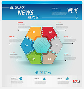 业务信息图表模板数据商业小册子网络教育界面展示推介会打印文档背景图片