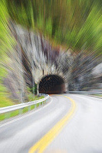 挪威的公路隧道运输运动驾驶速度旅行环境背景图片