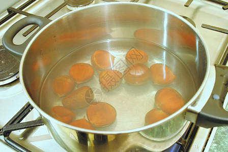 制备可食用栗子烹饪小吃食物坚果脚轮背景图片