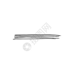 画笔描边 Grunge 矢量纹理中风艺术墨水水粉印迹边界黑色刷子水彩背景图片