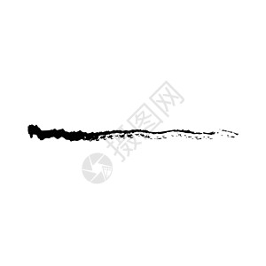 画笔描边 Grunge 矢量纹理墨水水彩艺术印迹水粉刷子中风黑色边界背景图片