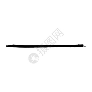画笔描边 Grunge 矢量纹理黑色印迹边界水粉中风墨水刷子艺术水彩背景图片