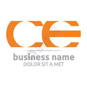字母 C 组合 E 字母标记徽标推广公司签名数字品牌刻字手势标识象形背景图片