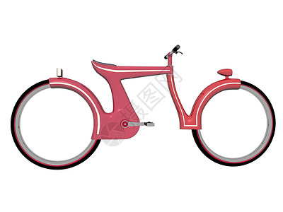 粉色和黑色 - 3d型自行车背景图片