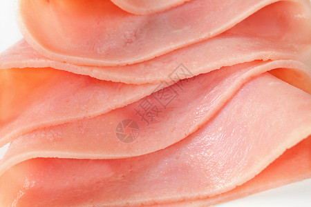火腿薄片食物冷盘库存小吃猪肉背景图片