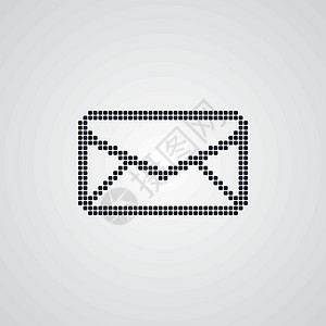 类型脚本邮件 dot 徽标类型文档商业创造力正方形邮政脚本马赛克卡片建筑写作插画