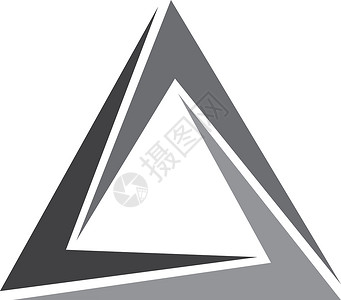 三角形艺术标识他们紫色身份打印折纸坡度光谱徽章商业公司橙子背景图片