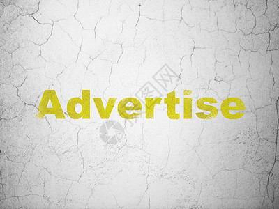 营销理念在背景墙上做广告古董膏药推广产品公关宣传市场插图活动水泥背景图片