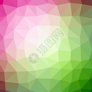 多边形颜色背景绿色白色粉色三角形墙纸背景图片