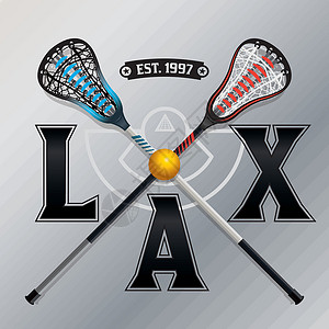 洛杉矶国际机场符号说明徽章竞赛联盟游戏运动比赛设计曲棍球棒元素插画
