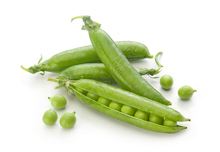 新鲜绿豆豆豆和豌豆食物植物群绿色收成生产蔬菜豆荚植物背景图片
