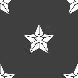 星形图标标志 灰色背景上的无缝模式 韦克托速度网络冠军评分背景图片