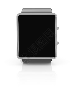 带空黑屏的电子手表监视控制界面带子运动时间工具按钮电子产品屏幕电话背景图片