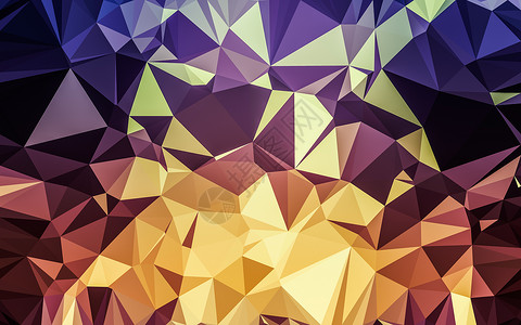 抽象低聚背景几何三角形多边形几何学墙纸马赛克折纸插图背景图片
