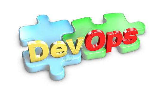 DevOps意味着发展和运营 3D投产高清图片