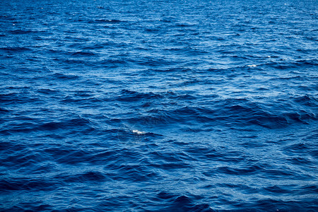 海蓝色海浪波纹海洋墙纸背景图片