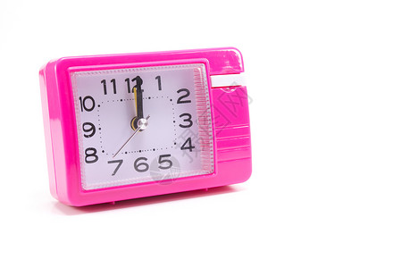 闹钟时间粉色指针手表背景图片