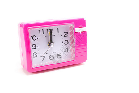 闹钟粉色指针手表时间背景图片