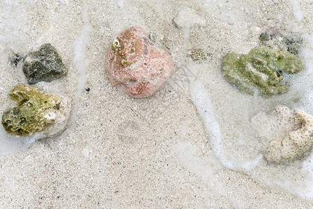 水下石头折射环境海浪效果纹理水面背景图片