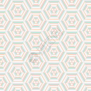 无缝矢量几何 图案背景墙纸装饰品六边形纺织品粉色蜂窝蓝色织物插图背景图片