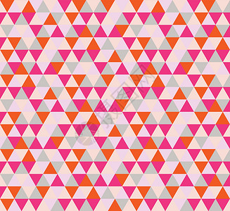 抽象几何三角形图案背景红色马赛克粉色灰色紫色钻石墙纸插图背景图片