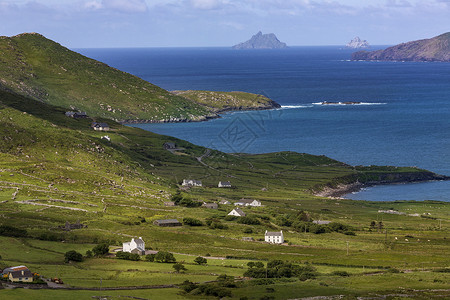 爱尔兰“克里林”-爱尔兰的景象海岸线高清图片