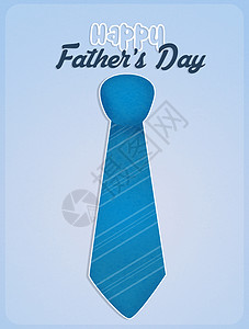 快乐的父亲节蓝色爸爸庆典条纹礼物男人胡子插图派对孩子背景图片