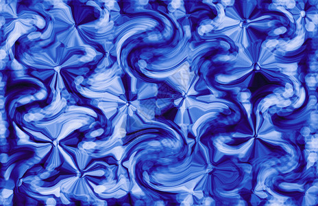 蓝花形状的抽象古型沙石风格Name背景图片